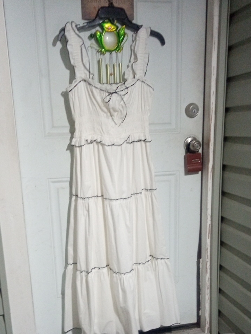 Brand New Francesca's White Woman's Size Medium Dress